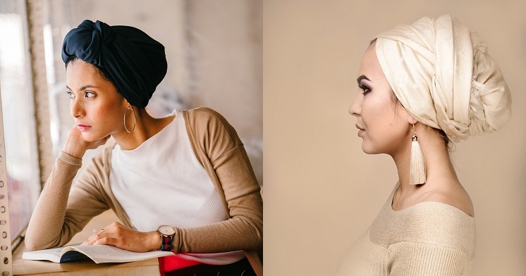 Jak nosić chustę w formie turbanu